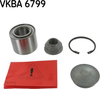 SKF VKBA 6799 - Комплект подшипника ступицы колеса unicars.by