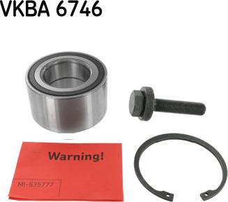 SKF VKBA 6746 - Комплект подшипника ступицы колеса unicars.by