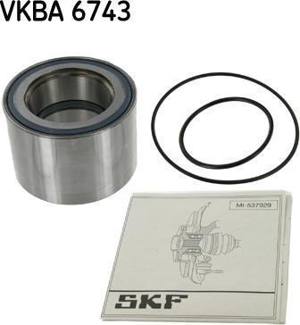 SKF VKBA 6743 - Комплект подшипника ступицы колеса unicars.by