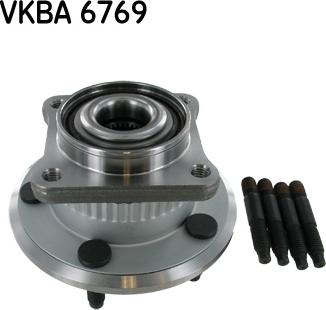 SKF VKBA 6769 - Комплект подшипника ступицы колеса unicars.by