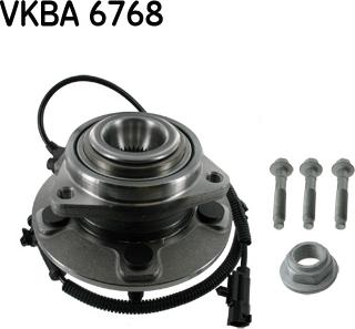 SKF VKBA 6768 - Комплект подшипника ступицы колеса unicars.by