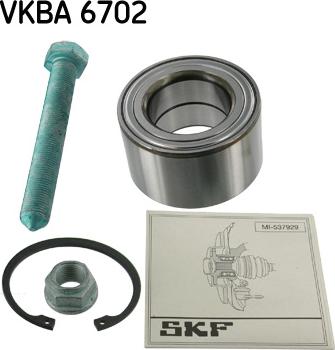 SKF VKBA 6702 - Комплект подшипника ступицы колеса unicars.by