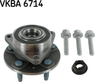 SKF VKBA 6714 - Комплект подшипника ступицы колеса unicars.by