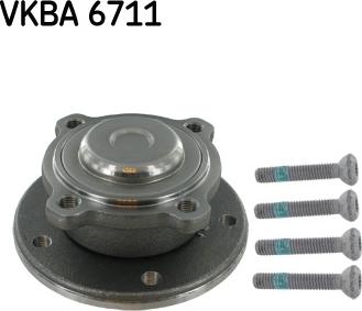 SKF VKBA 6711 - Комплект подшипника ступицы колеса unicars.by