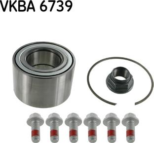 SKF VKBA 6739 - Комплект подшипника ступицы колеса unicars.by