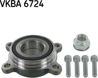 SKF VKBA 6724 - Комплект подшипника ступицы колеса unicars.by