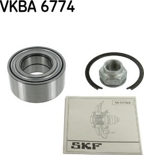 SKF VKBA 6774 - Комплект подшипника ступицы колеса unicars.by