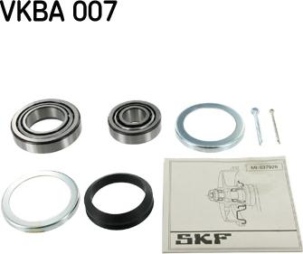 SKF VKBA 007 - Комплект подшипника ступицы колеса unicars.by