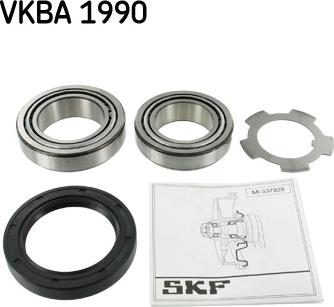 SKF VKBA 1990 - Комплект подшипника ступицы колеса unicars.by