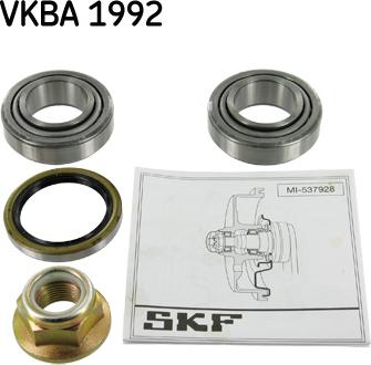 SKF VKBA 1992 - Комплект подшипника ступицы колеса unicars.by