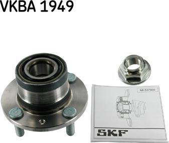 SKF VKBA 1949 - Комплект подшипника ступицы колеса unicars.by