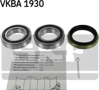 SKF VKBA 1930 - Комплект подшипника ступицы колеса unicars.by