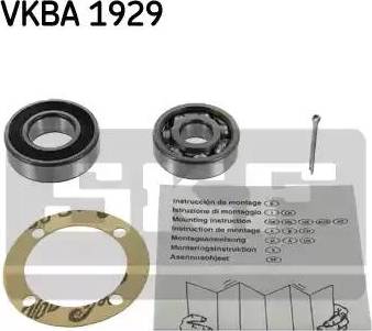 SKF VKBA 1929 - Комплект подшипника ступицы колеса unicars.by