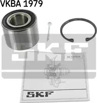 SKF VKBA 1979 - Комплект подшипника ступицы колеса unicars.by