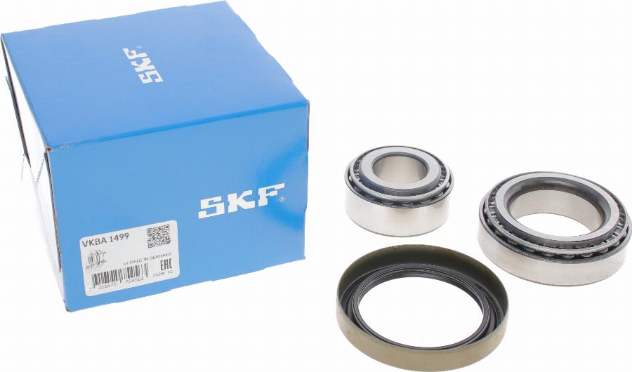 SKF VKBA 1499 - Комплект подшипника ступицы колеса unicars.by