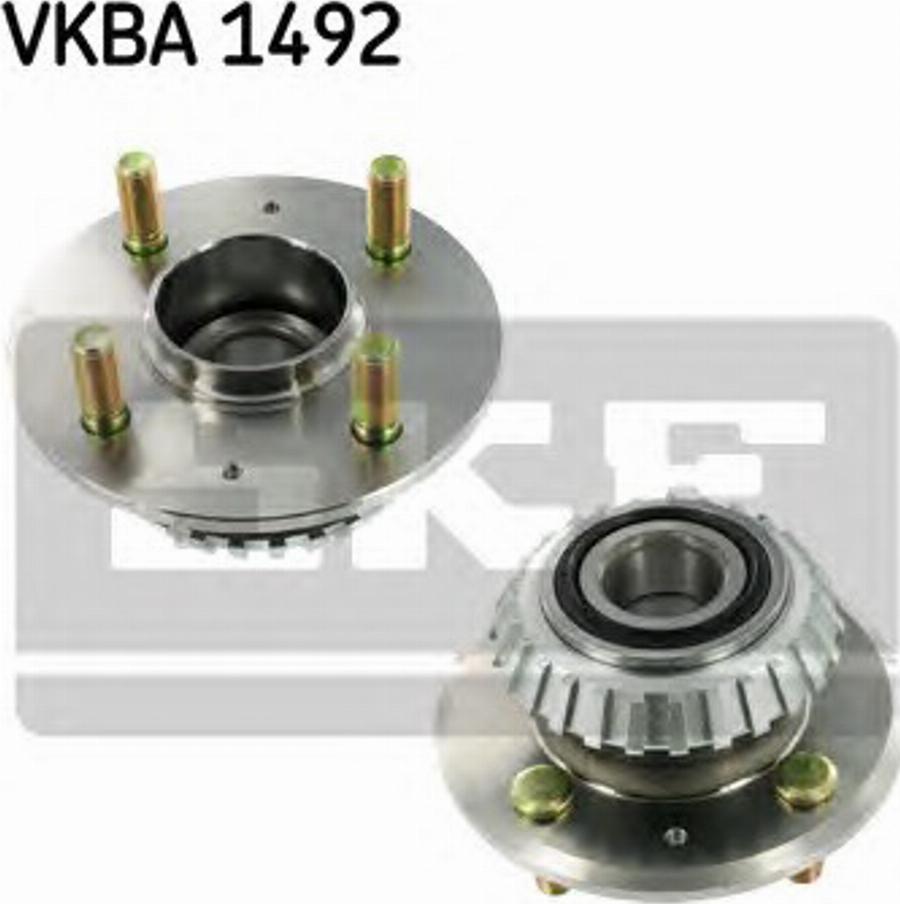 SKF VKBA1492 - Ступица колеса, поворотный кулак unicars.by