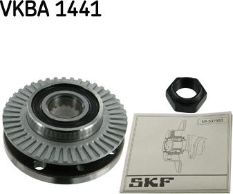 SKF VKBA 1441 - Комплект подшипника ступицы колеса unicars.by