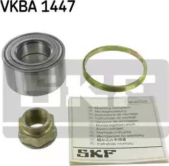 SKF VKBA 1447 - Комплект подшипника ступицы колеса unicars.by