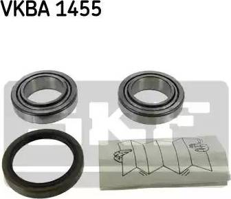 SKF VKBA 1455 - Комплект подшипника ступицы колеса unicars.by