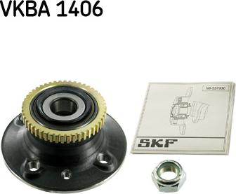 SKF VKBA 1406 - Комплект подшипника ступицы колеса unicars.by