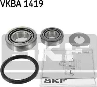 SKF VKBA 1419 - Комплект подшипника ступицы колеса unicars.by