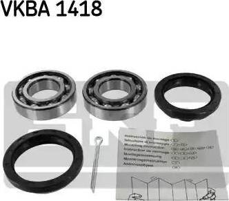 SKF VKBA 1418 - Комплект подшипника ступицы колеса unicars.by