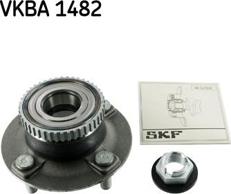 SKF VKBA 1482 - Комплект подшипника ступицы колеса unicars.by