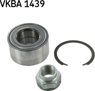 SKF VKBA 1439 - Комплект подшипника ступицы колеса unicars.by