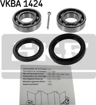 SKF VKBA 1424 - Комплект подшипника ступицы колеса unicars.by