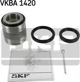 SKF VKBA 1420 - Комплект подшипника ступицы колеса unicars.by