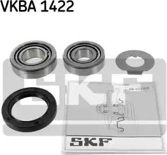 SKF VKBA 1422 - Комплект подшипника ступицы колеса unicars.by