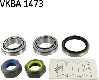 SKF VKBA 1473 - Комплект подшипника ступицы колеса unicars.by