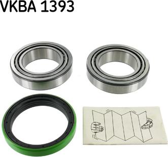 SKF VKBA 1393 - Комплект подшипника ступицы колеса unicars.by