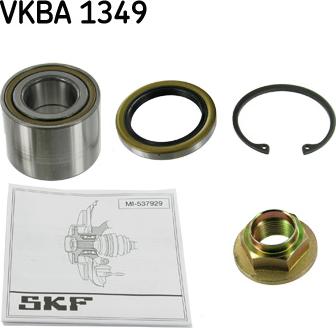 SKF VKBA 1349 - Комплект подшипника ступицы колеса unicars.by