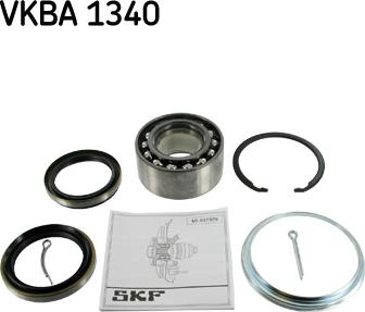 SKF VKBA 1340 - Комплект подшипника ступицы колеса unicars.by