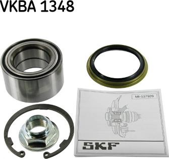 SKF VKBA 1348 - Комплект подшипника ступицы колеса unicars.by