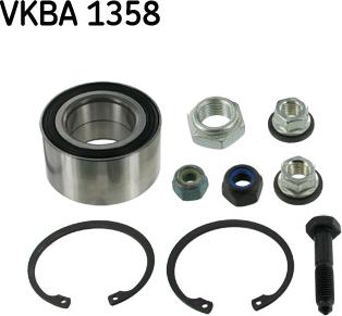 SKF VKBA 1358 - Комплект подшипника ступицы колеса unicars.by