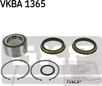 SKF VKBA 1365 - Комплект подшипника ступицы колеса unicars.by