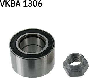 SKF VKBA 1306 - Комплект подшипника ступицы колеса unicars.by