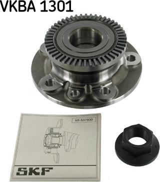 SKF VKBA 1301 - Комплект подшипника ступицы колеса unicars.by