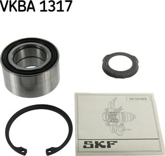 SKF VKBA 1317 - Комплект подшипника ступицы колеса unicars.by