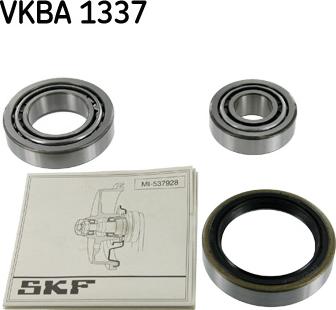 SKF VKBA 1337 - Комплект подшипника ступицы колеса unicars.by