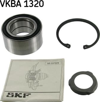 SKF VKBA 1320 - Комплект подшипника ступицы колеса unicars.by