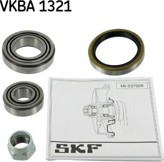 SKF VKBA 1321 - Комплект подшипника ступицы колеса unicars.by