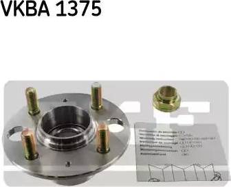 SKF VKBA 1375 - Ступица колеса, поворотный кулак unicars.by