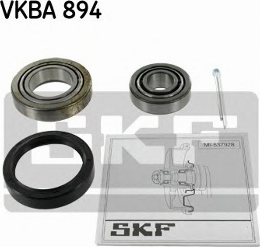 SKF VKBA 894 - Комплект подшипника ступицы колеса unicars.by