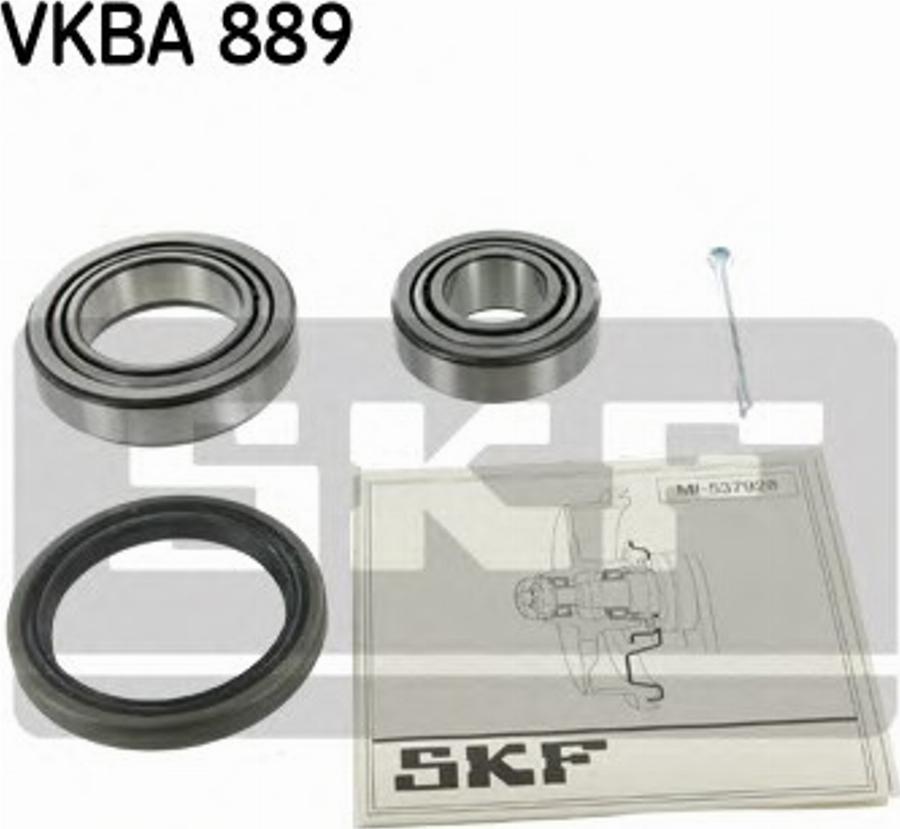 SKF VKBA 889 - Комплект подшипника ступицы колеса unicars.by