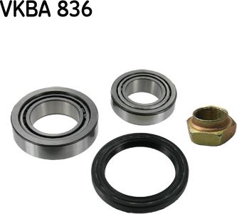 SKF VKBA 836 - Комплект подшипника ступицы колеса unicars.by