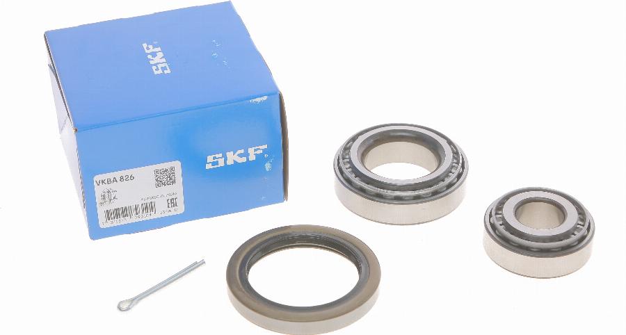 SKF VKBA 826 - Комплект подшипника ступицы колеса unicars.by