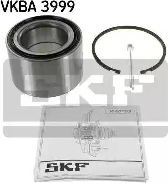 SKF VKBA 3999 - Комплект подшипника ступицы колеса unicars.by